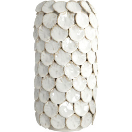 Керамическая ваза 30 х 15 см, белая House Doctor
