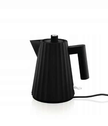 Электрический чайник 1 л, черный Plissé Alessi