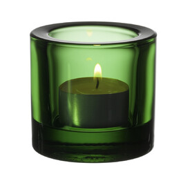Подсвечник для чайной свечи 6,9х6 см зеленый Kivi Iittala
