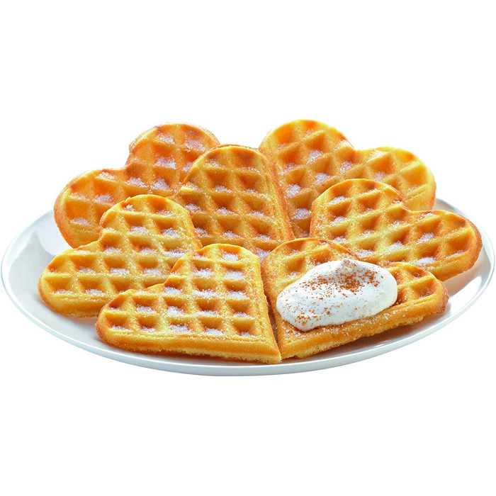 Вафельница Tefal Heart Waffle / 1200 Вт / 2 плиты / антипригарное покрытие