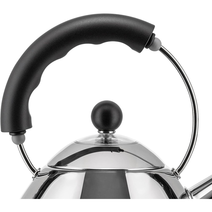 Чайник электрический 1,5 л черный/металлик Electric kettle Alessi