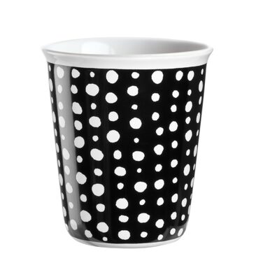 Чашка для эспрессо / мокко 0,1 л черная белые пятна Coppetta ASA-Selection