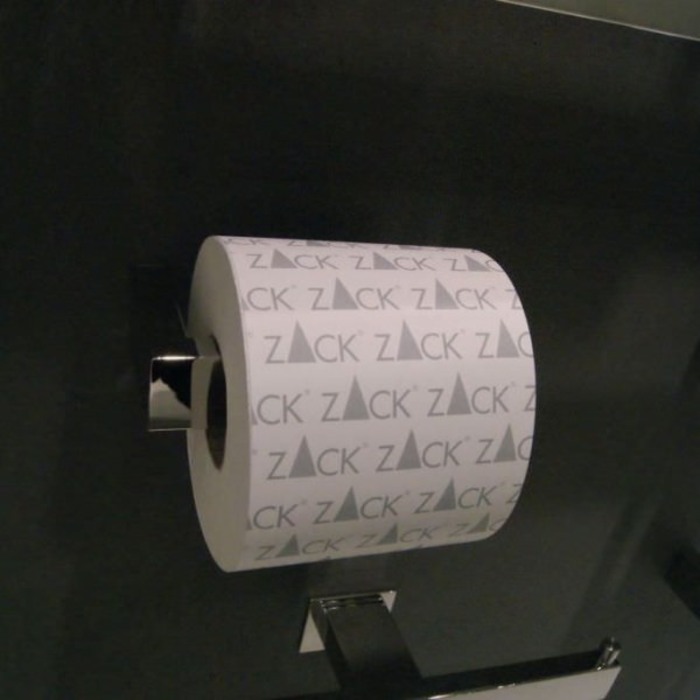 Держатель для туалетной бумаги одинарный глянцевый Linea Zack