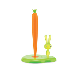 Держатель для бумажных полотенец 20,2х29,4х16 см зеленый/оранжевый Bunny&Carrot Alessi