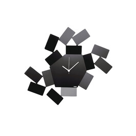 Настенные часы 46х33,5х4 см черные Scirocco Alessi