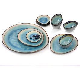 Набор сервировочных тарелок из керамогранита 11 предметов Capri Sänger