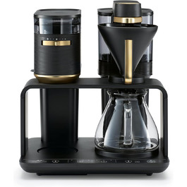 Фильтр-кофеварка с кофемолкой 1 л Melitta EPOS + AMANO, черно-золотая 