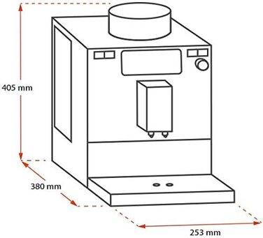 Кофемашина на 2 чашки с вспенивателем молока <b>Melitta</b> F57/0-102 Varianza CSP, черная