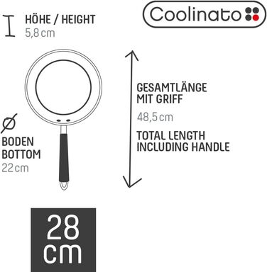 Сковорода 28 см Coolinato