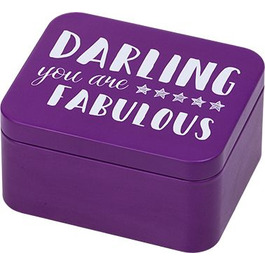 Подарочная коробка, 12 x 10 х 6 см, фиолетовая, Colour Splash RBV Birkmann