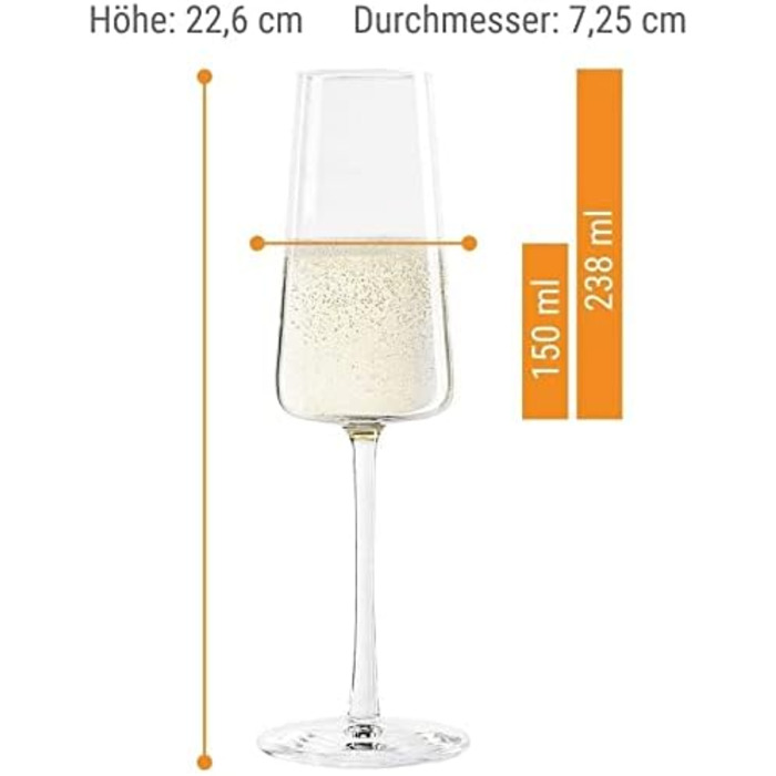 Набор бокалов для вина и шампанского 18 шт., Weinconner Stölzle Lausitz