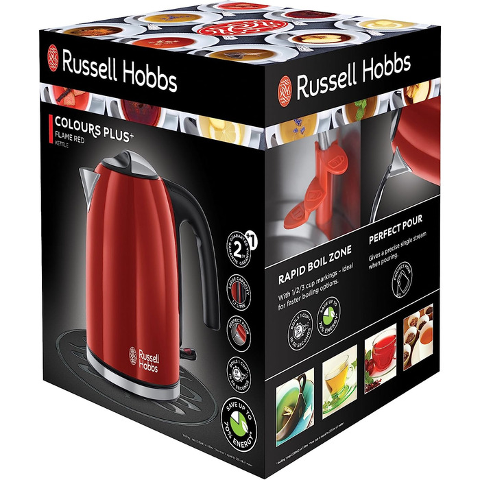 Чайник и тостер ручной миксер Russell Hobbs Colours+