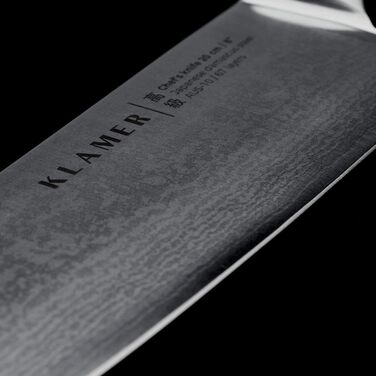 Дамасский нож шеф-повара 20 см KLAMER