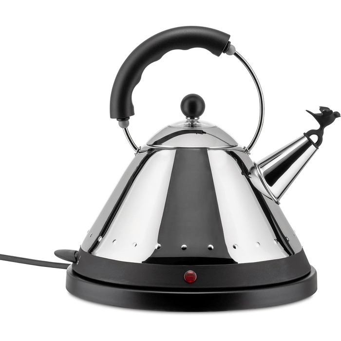 Alessi Чайник электрический 1,5 л черный/металлик Electric kettle Alessi лобзик электрический bull st 1301 в чем 800 вт пропил до 135 мм подсветка 20046329