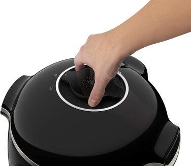 Интеллектуальная мультиварка Moulinex Cookeo Touch / 1600 Вт / 6 л / Touch Connect WiFi / черный