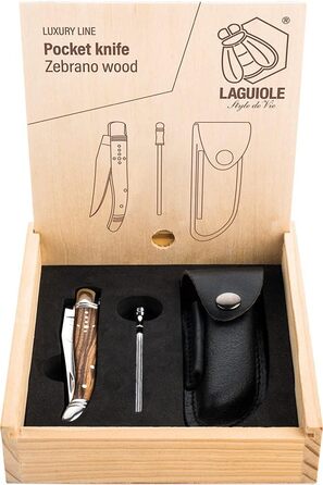 Нож карманный 9 см с аксессуарами Laguiole Style de Vie