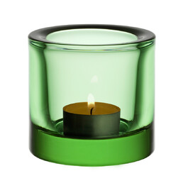 Подсвечник для чайной свечи 6,9х6 см зеленый Kivi Iittala
